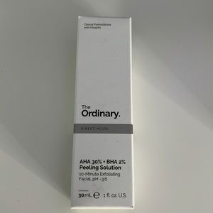 The Ordinary AHA 30% + BHA 2% Peeling Solution